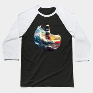 Lighthouse Sea World Ocean Beauty Discovery Travel Baseball T-Shirt